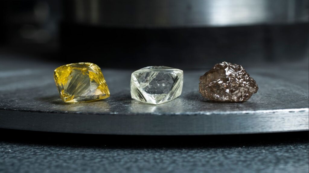 A variety of diamonds from Ekati Diamond Mine.